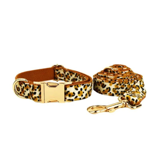 Collier Chien Personnalisé Léopard