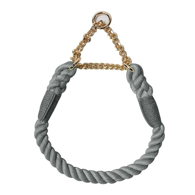Collier Etrangleur Chien Gris