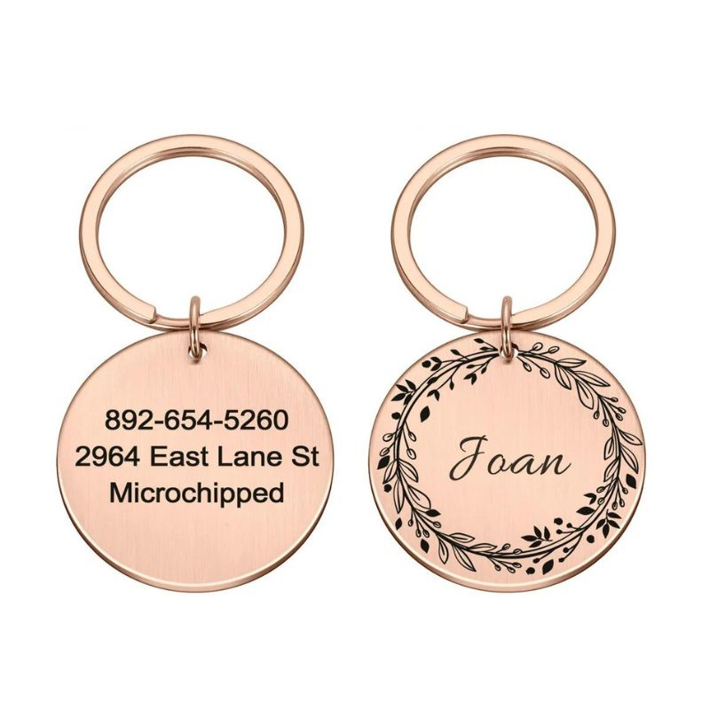 Medaille Chien Fleurie