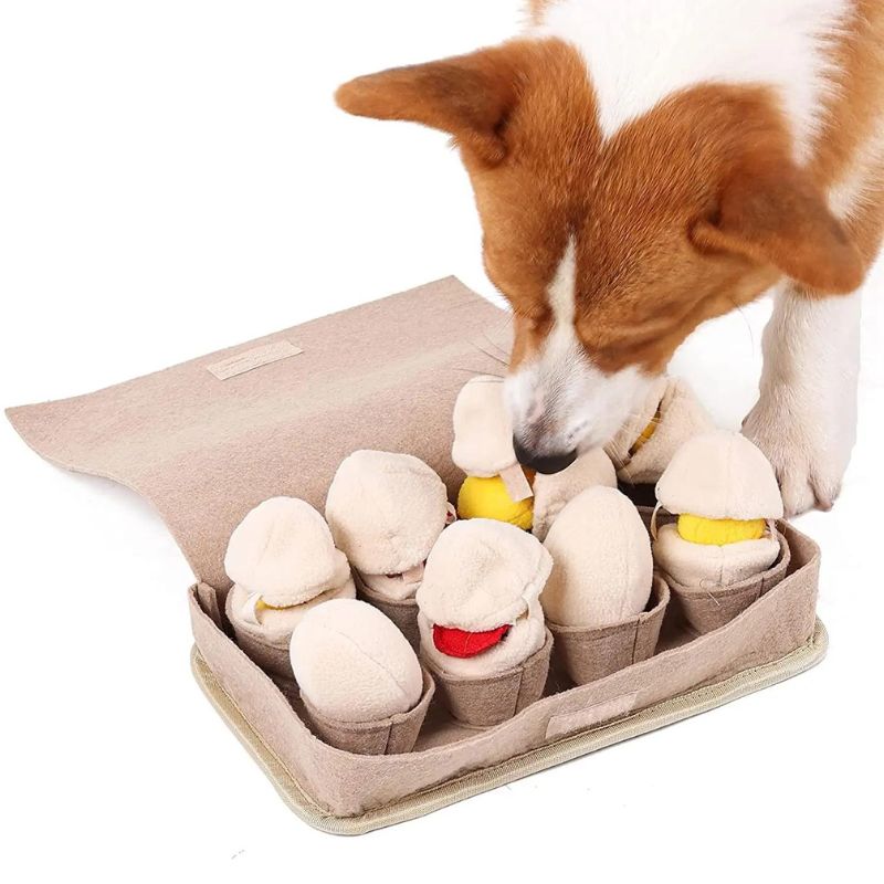 Tapis de Fouille Chien Boite à Oeufs