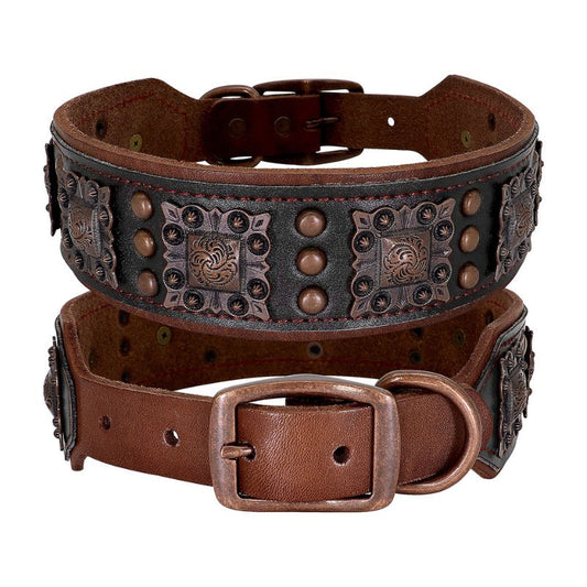 Collier Cuir Chien