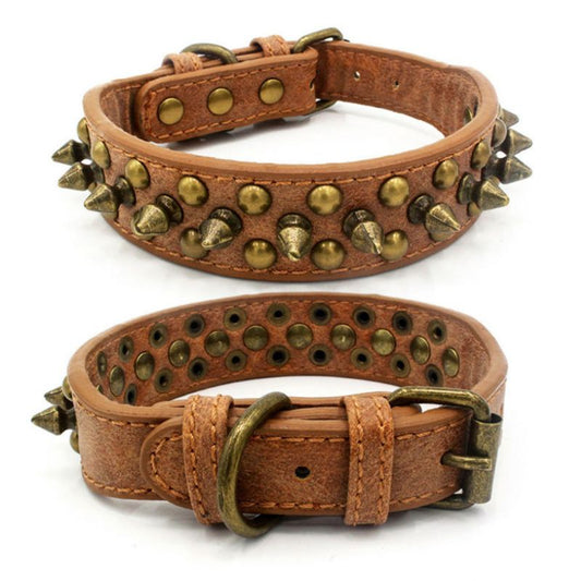 Collier Cuir Chien