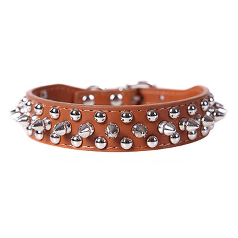 Collier Chien Cuir