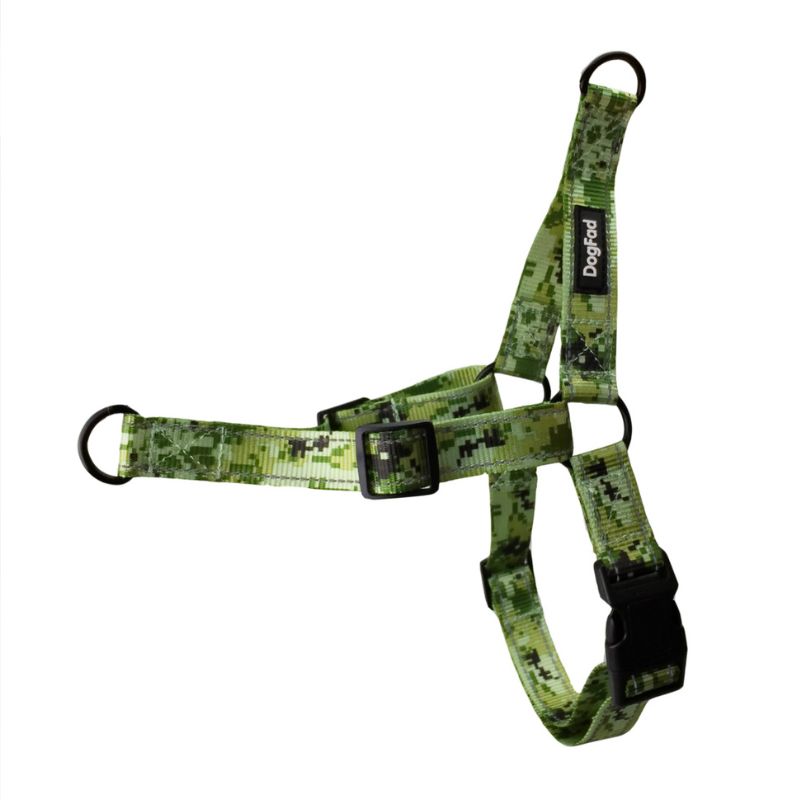 Harnais Chien Anti Traction Vert