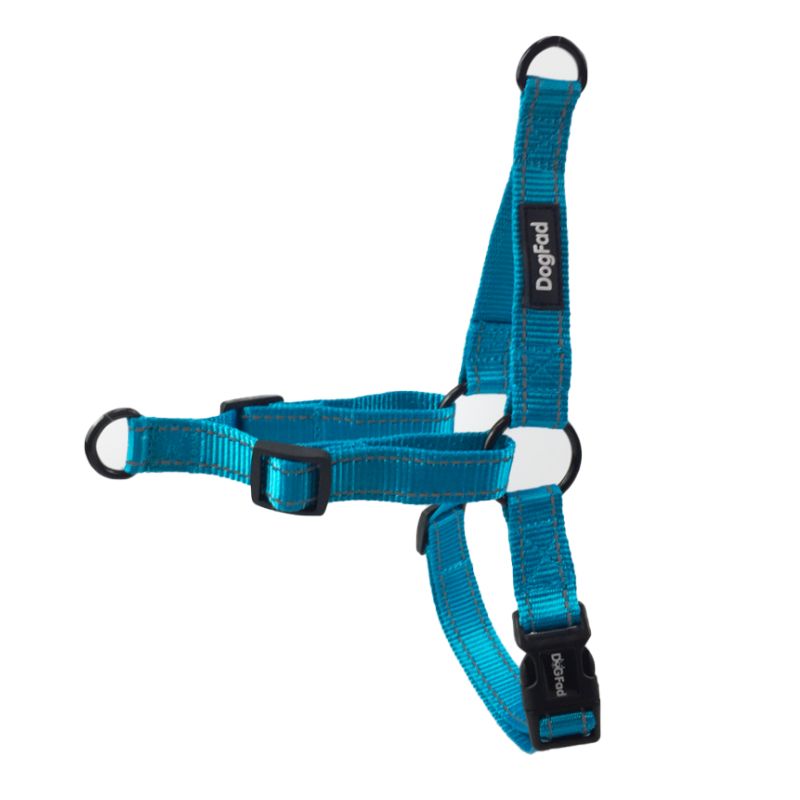 Harnais Chien Anti Traction Bleu