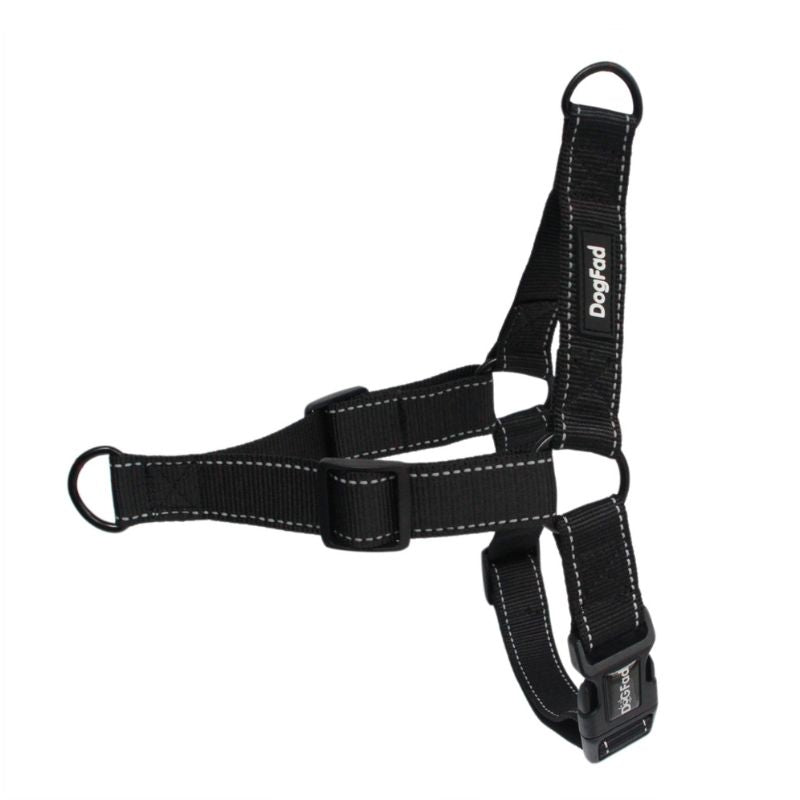 Harnais Chien Anti Traction Noir