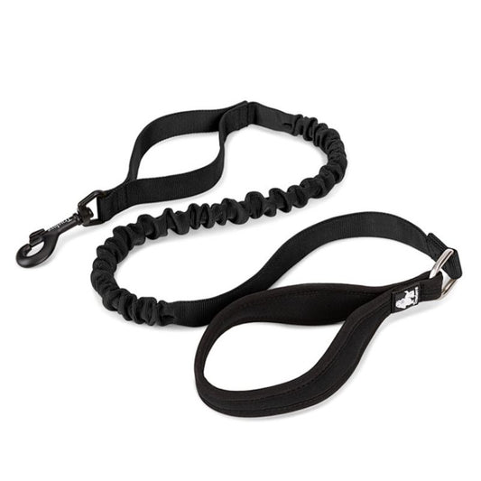 Laisse True Love Elastique Noir