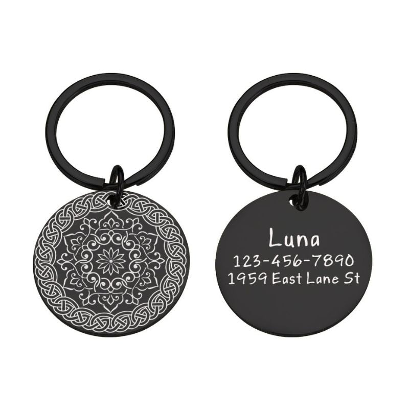 Medaille Chien Gravé