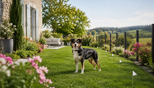 Collier électrique pour chien jardin 