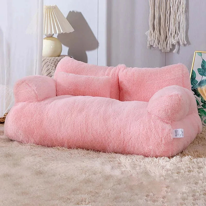 Canapé Chien Rose