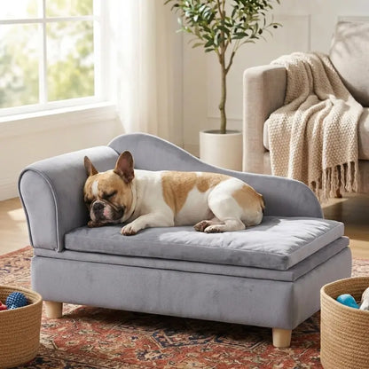 Canapé pour Chien Velours