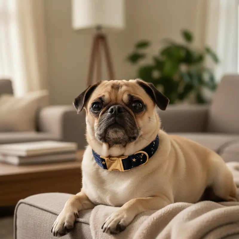 Collier Chien Personnalisé Astronomie