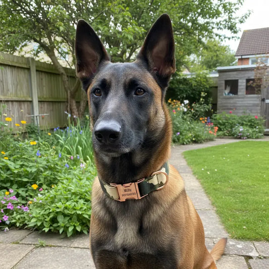 Collier Chien Personnalisé Militaire