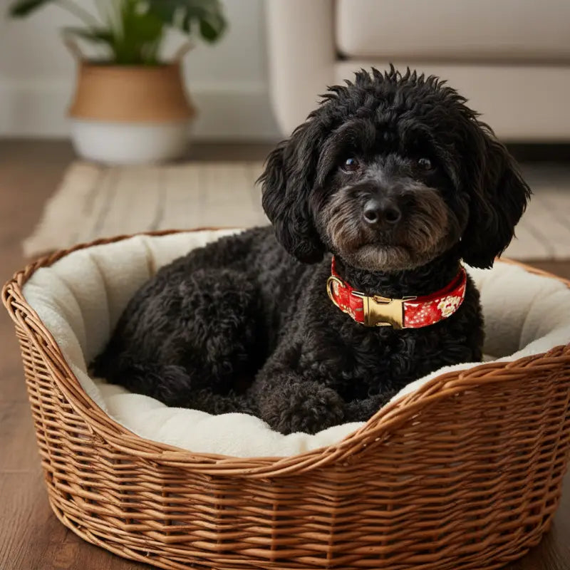 Collier Chien Personnalisé Red