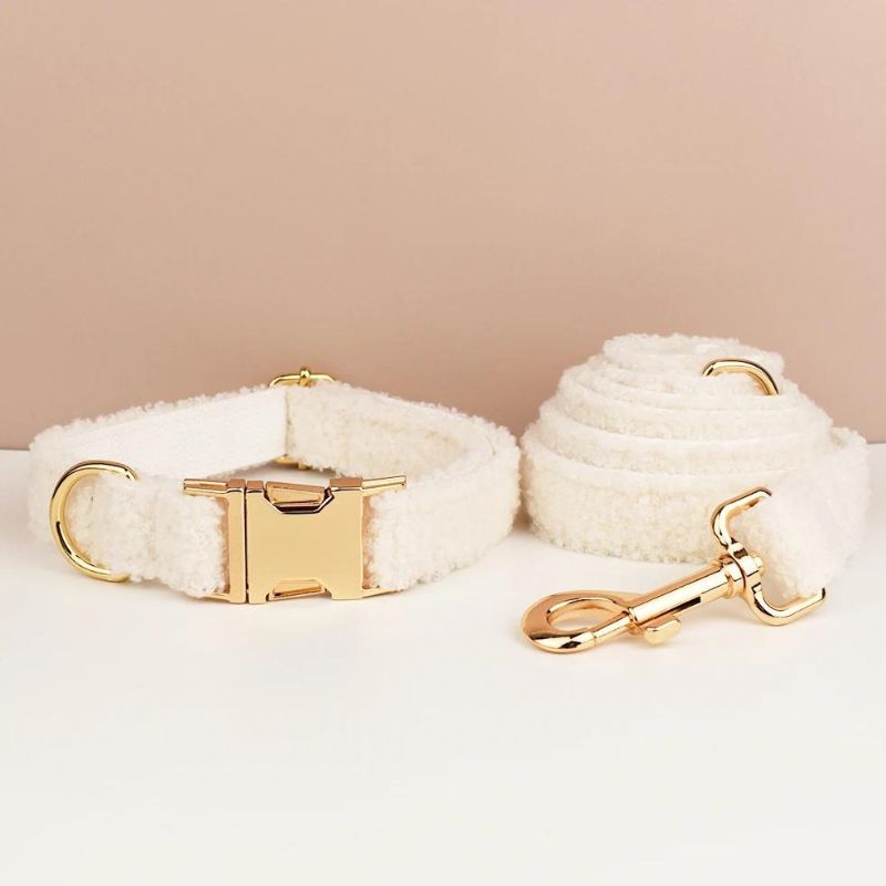 Collier Chien Personnalisé Blanc