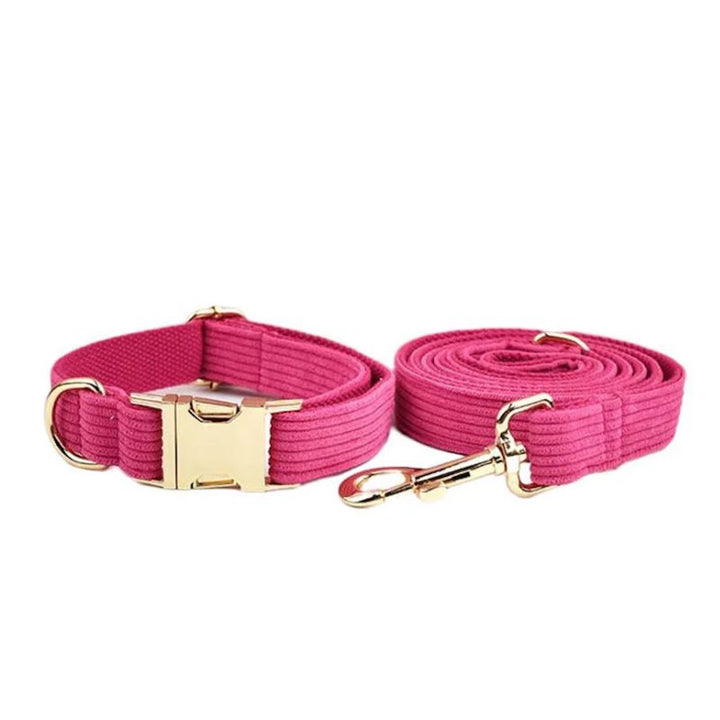 Collier Chien Rose