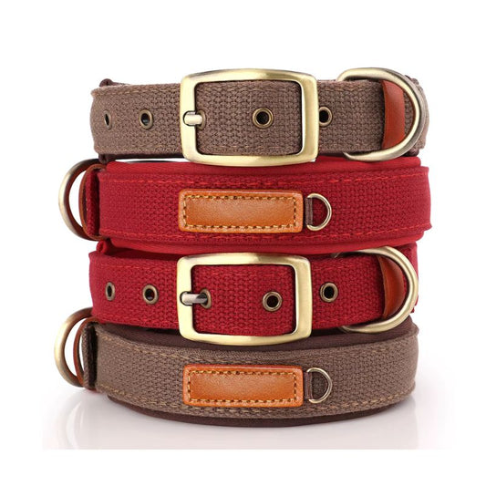 Collier Chien Tissu