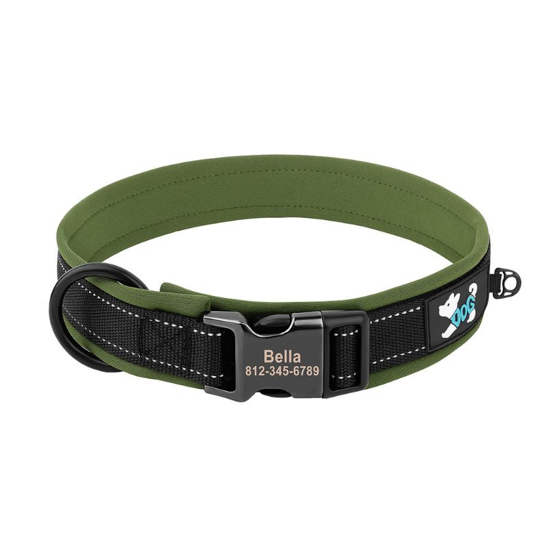 Collier Chien vert