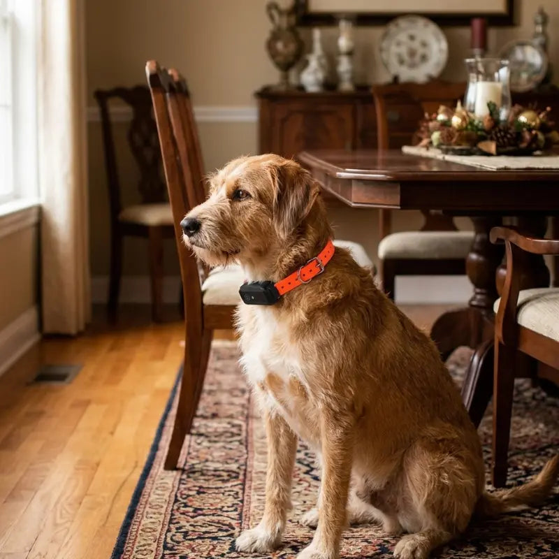 Collier Electrique Chien Orange
