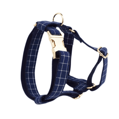 Harnais Chien Personnalise Bleu