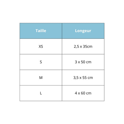 Tableau taille Collier Étrangleur Chien