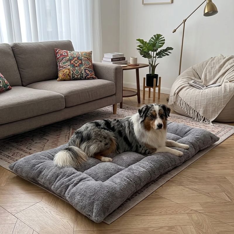 Matelas Chien Gris