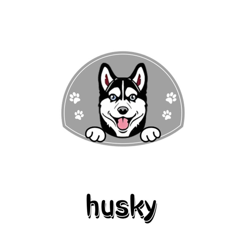 Medaille Chien  Husky