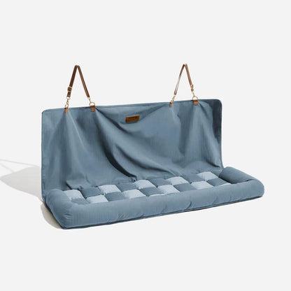 Panier Chien Voiture  Bleu