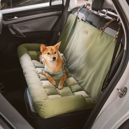 Panier Chien Voiture Vert