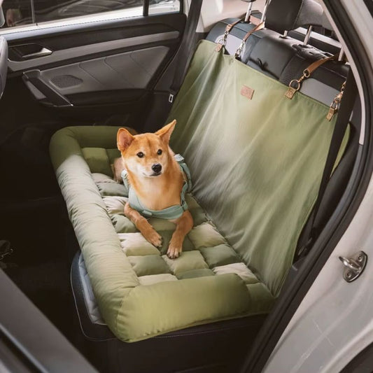 Panier Chien Voiture Vert