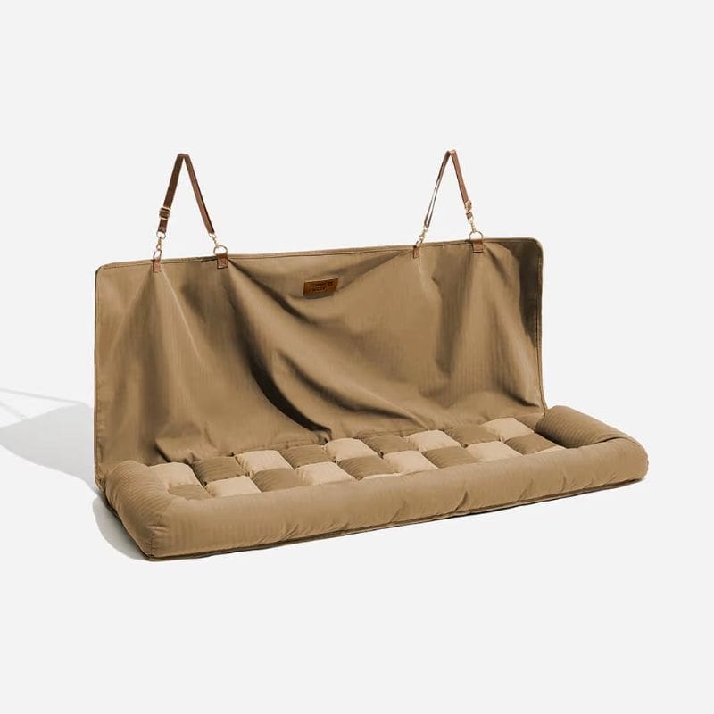 Panier Chien Voiture  Beige