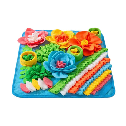 Tapis de Fouille Chien Fleur