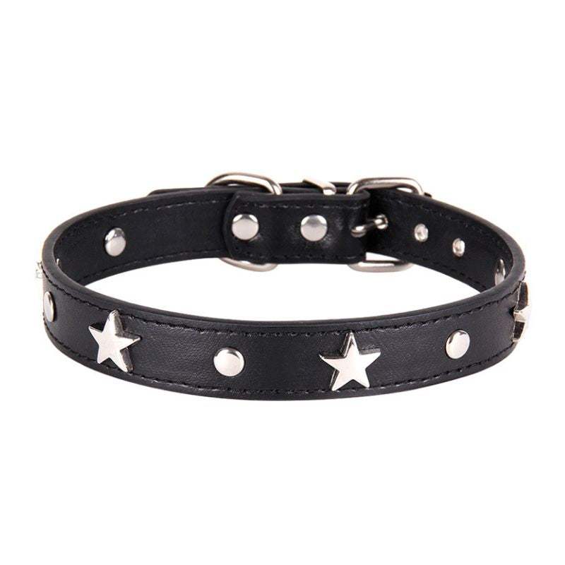Collier Chien Cuir