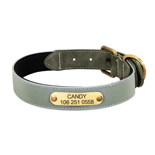 Collier Cuir Chien