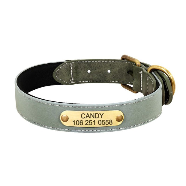 Collier Cuir Chien