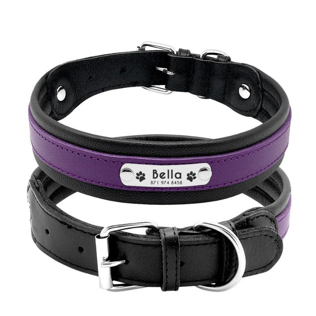 Collier Cuir Chien