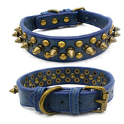 Collier Cuir Clous