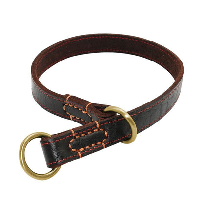 Collier Etrangleur Chien Cuir