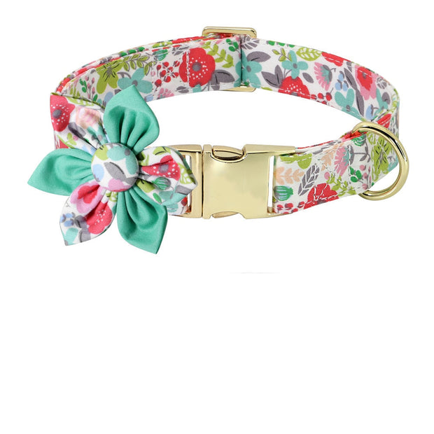 Collier Fleur à Motifs Fleuri