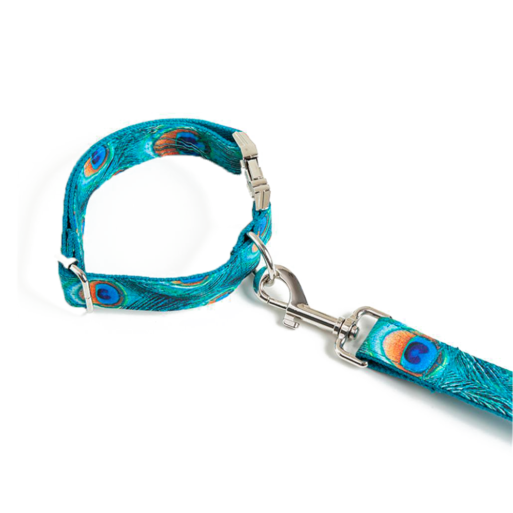 Collier Nylon Motifs Paon