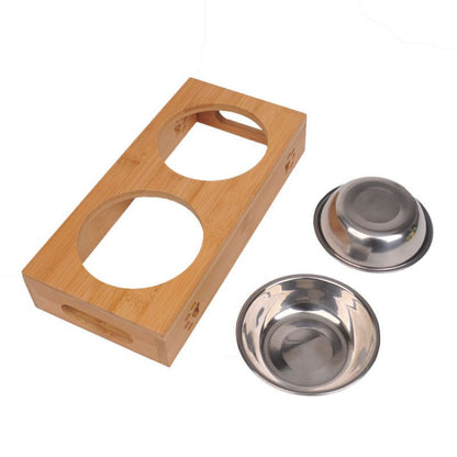 Gamelle en Bois Surelevee