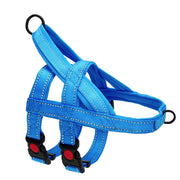 Harnais Chien Anti Traction Bleu