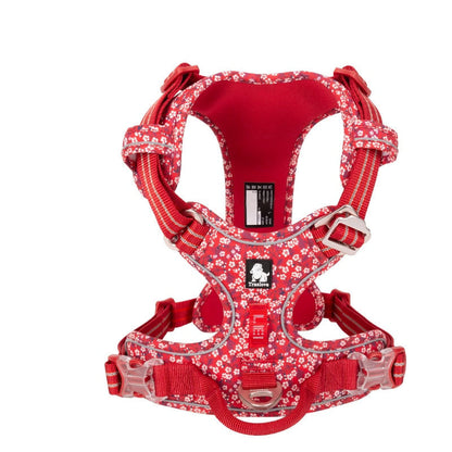Harnais TrueLove Fleuri Rouge