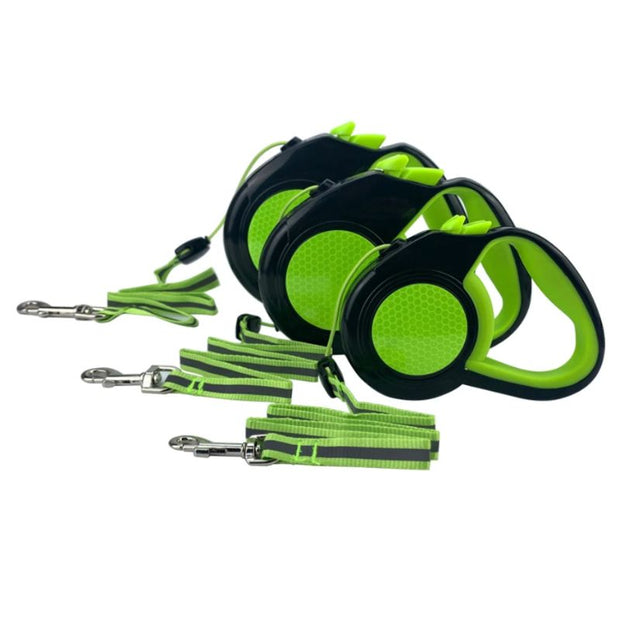 Laisse Enrouleur Fluo