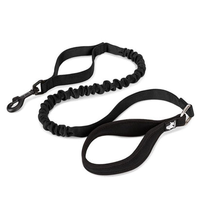 Laisse True Love Elastique Noir