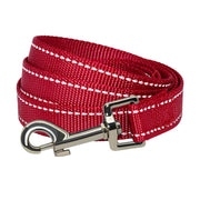 Laisse Nylon Solide  Rouge