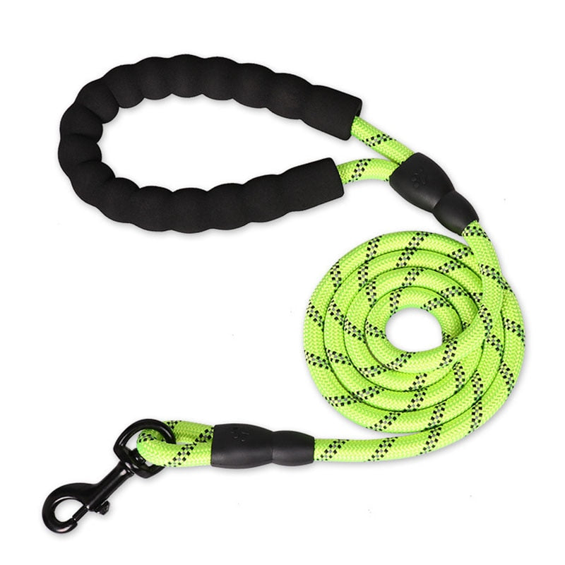Laisse Corde Nylon  Fluo