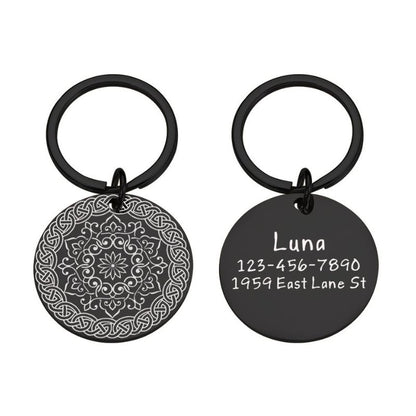 Medaille Chien Gravé