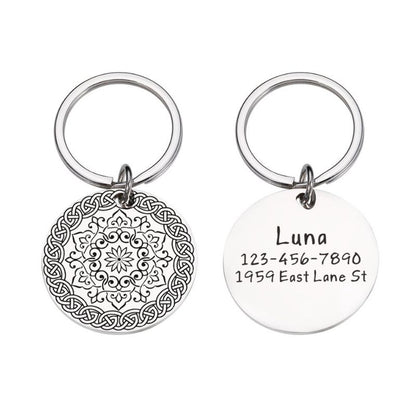 Medaille Chien Gravée