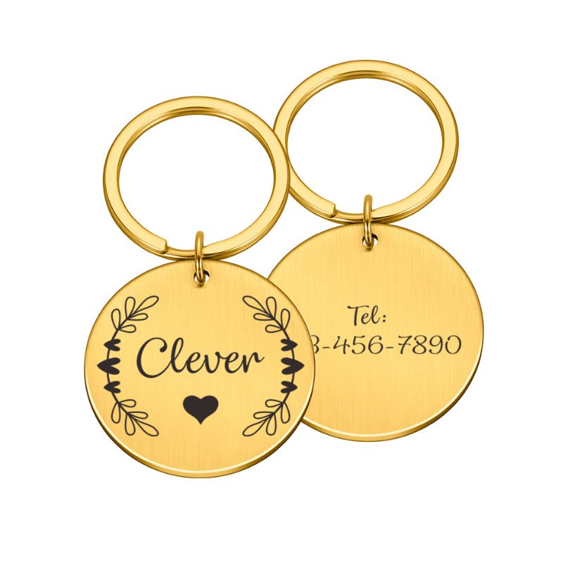 Medaille Chien Coeur